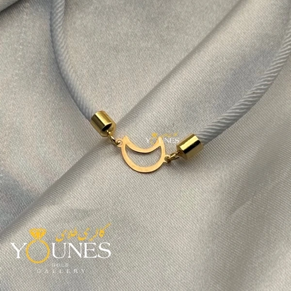 دستبند ماه طلا لیزری